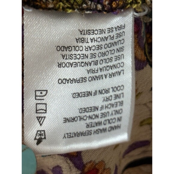 Bila Maxi Dress Womens Small Red Rayon Boho India Inspired Art To Wear Colorful - Picture 5 of 6